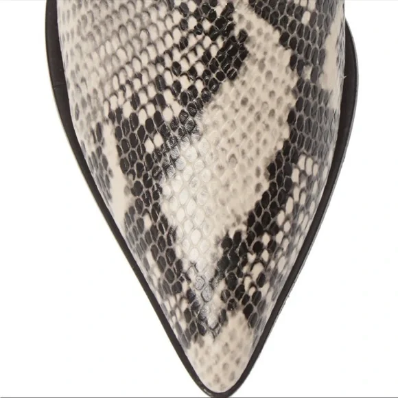 PAIGE Snakeskin Ankle Boots - Picture 5 of 6